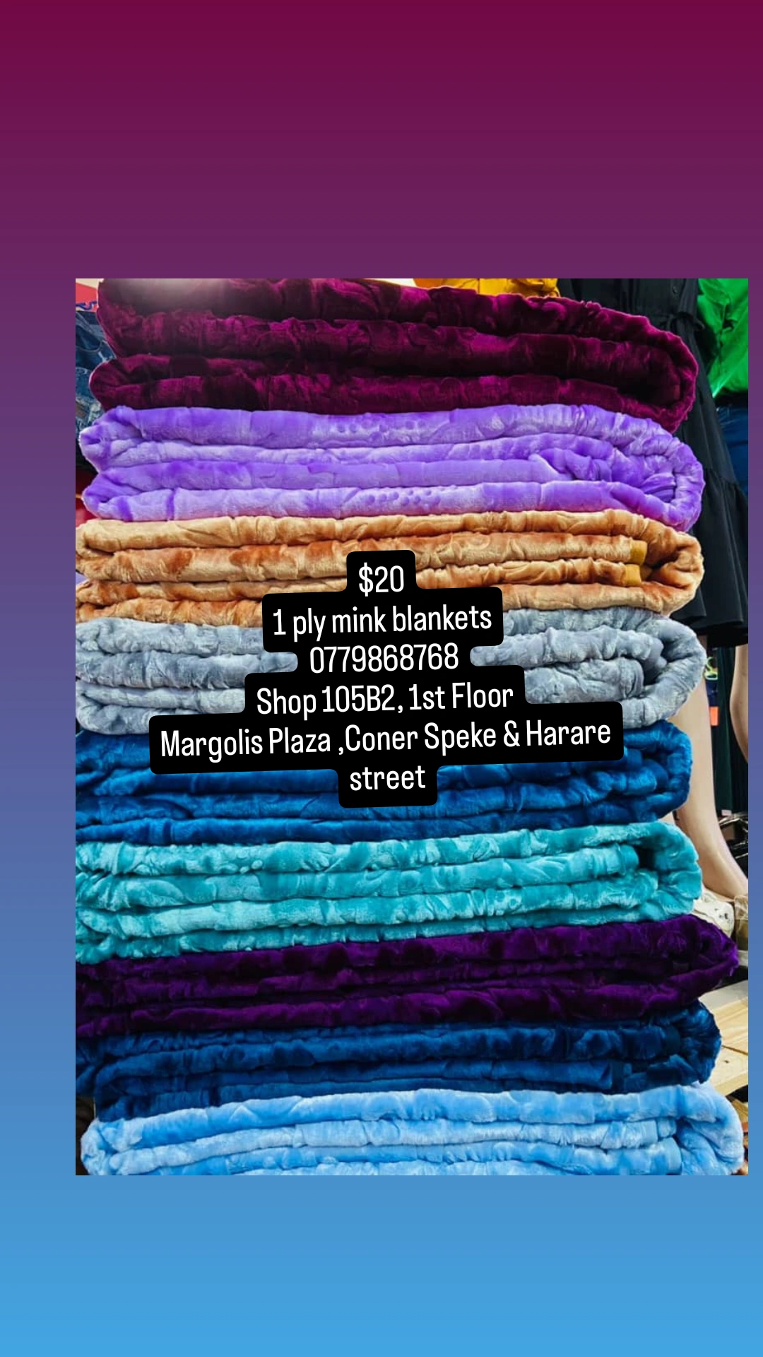 Mink blankets
